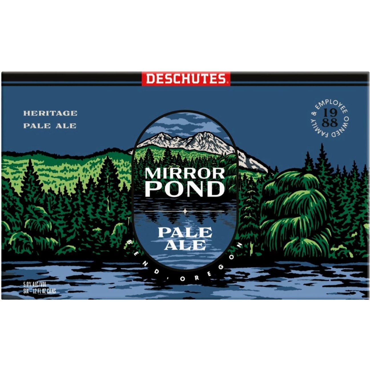 Deschutes Mirror Pond Pale Ale Beer 12 oz Cans Shop Beer & Wine at HEB