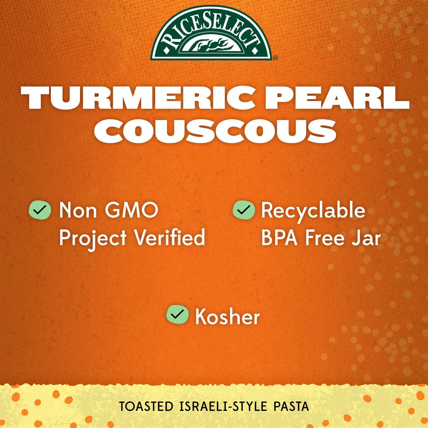 Rice Select Pearl Couscous With Turmeric; image 4 of 6