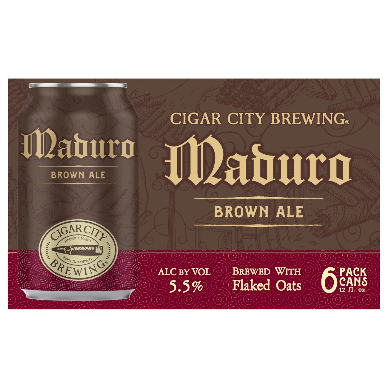 Cigar City Brewing Maduro Brown Ale Beer 12 oz Cans Shop Beer at HEB