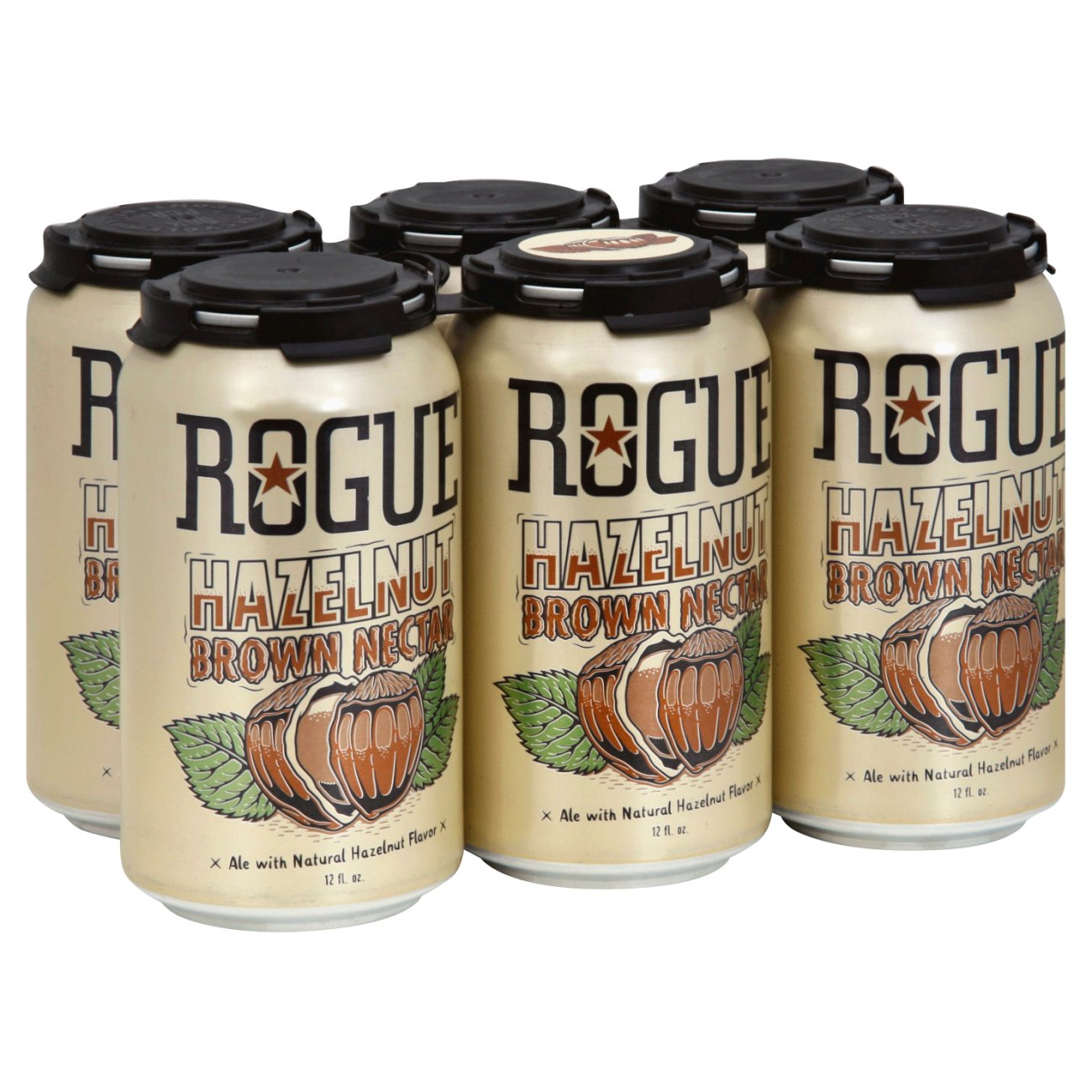 Rogue Hazelnut Brown Nectar Ale Beer 12 oz Cans Shop Beer at HEB