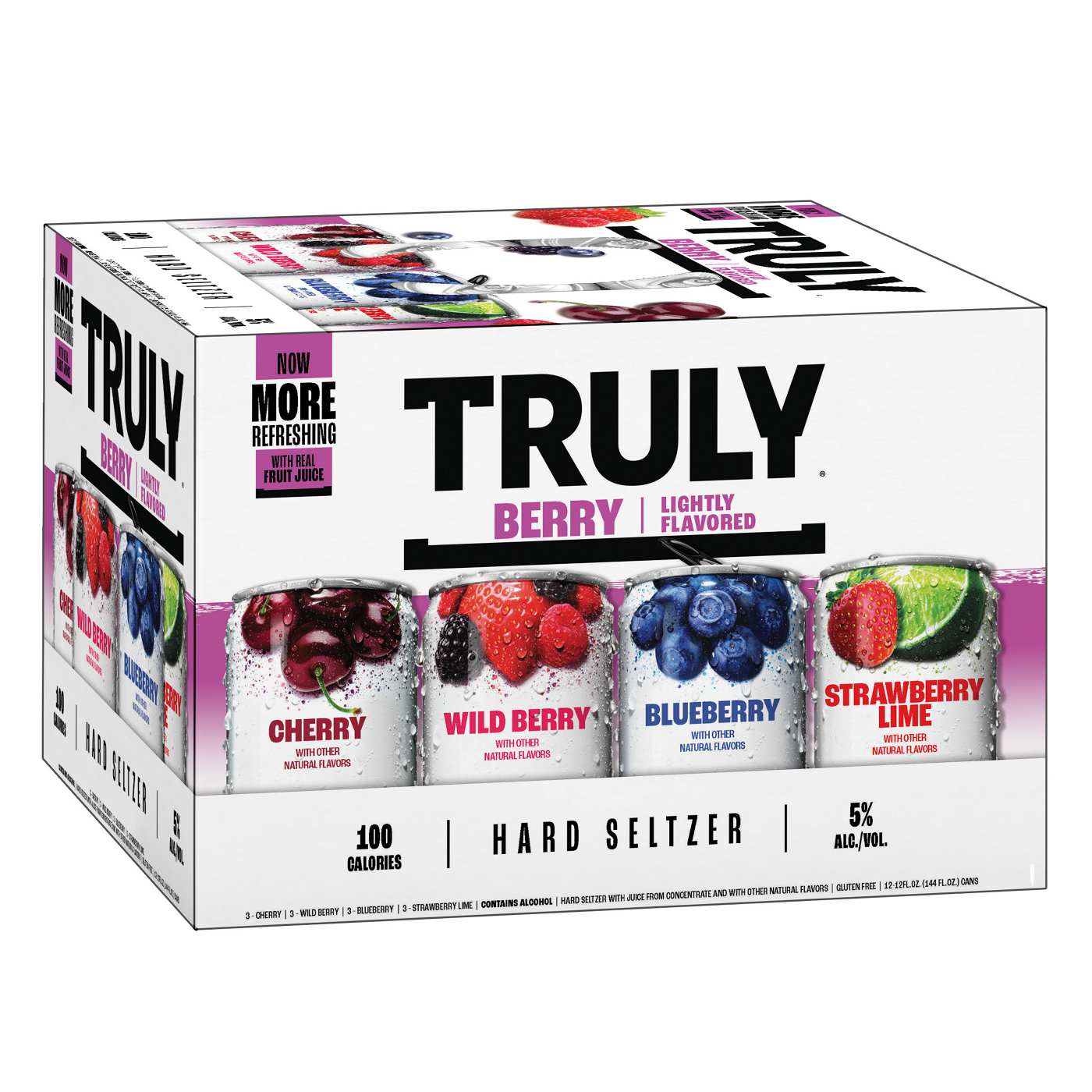 Truly Hard Seltzer Berry Variety Pack 12 pk Cans; image 3 of 3