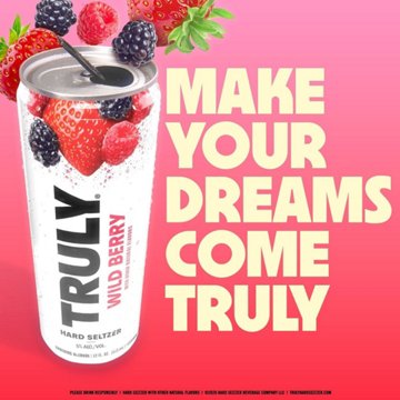 Truly Hard Seltzer Berry Variety 12 pk Cans, 12 oz