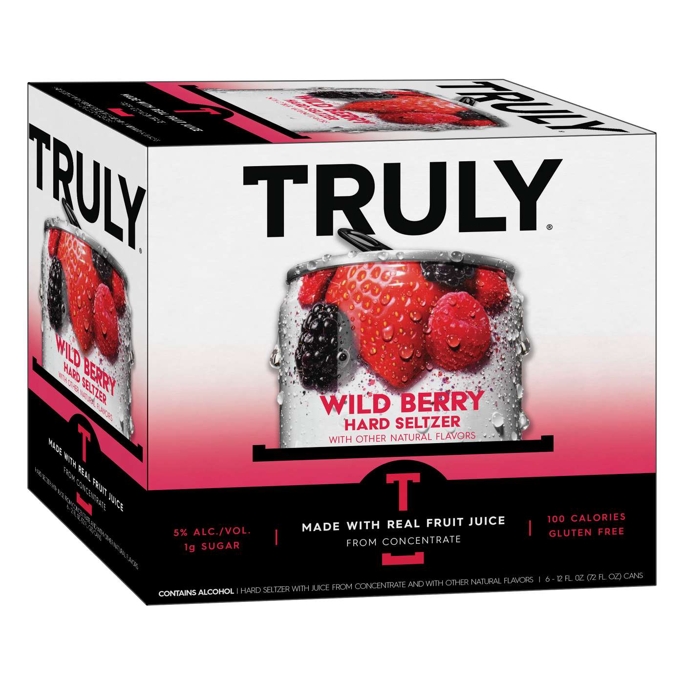 Truly Wild Berry Hard Seltzer 6 pk Cans; image 4 of 4