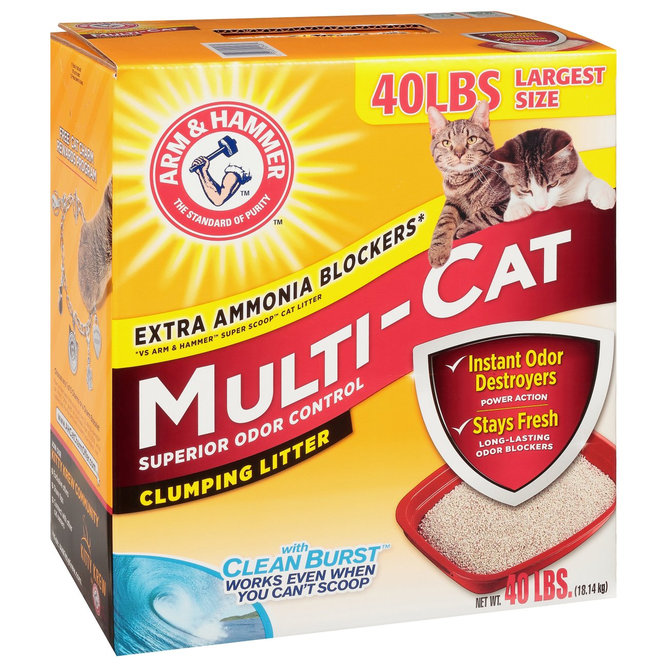 arm & hammer multi cat litter