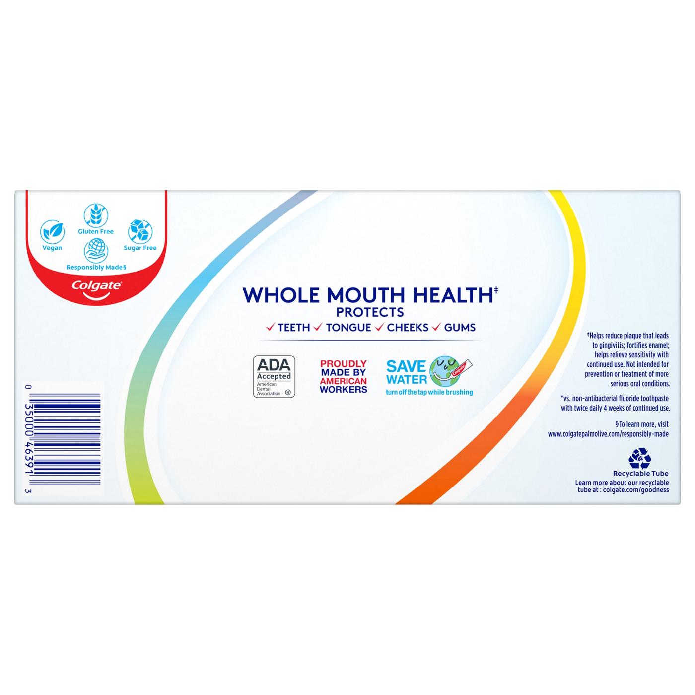 Colgate Total Gel Toothpaste - Fresh Mint Stripe, 2 Pk; image 4 of 10