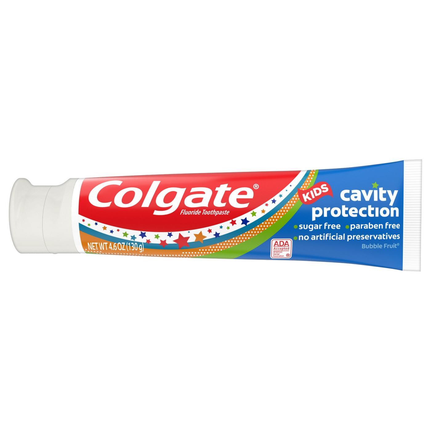 Colgate Kids Cavity Protection Toothpaste - Bubble Fruit, 2 Pk; image 4 of 8