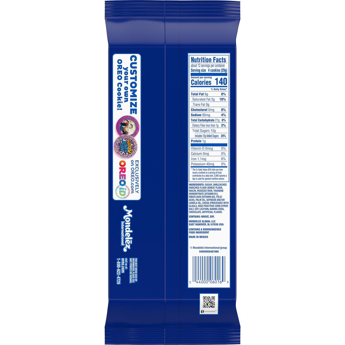 OREO Thins Chocolate Sandwich Cookies - Family Size; image 4 of 18