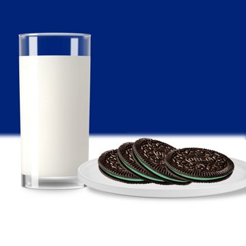 OREO Thins Mint Creme Chocolate Sandwich Cookies - Family Size