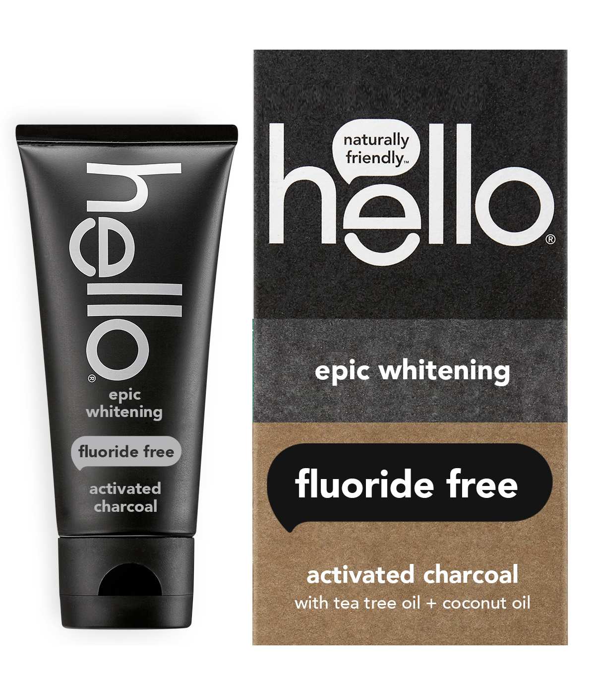 hello Fluoride Free Epic Whitening Toothpaste - Activated Charcoal; image 8 of 8