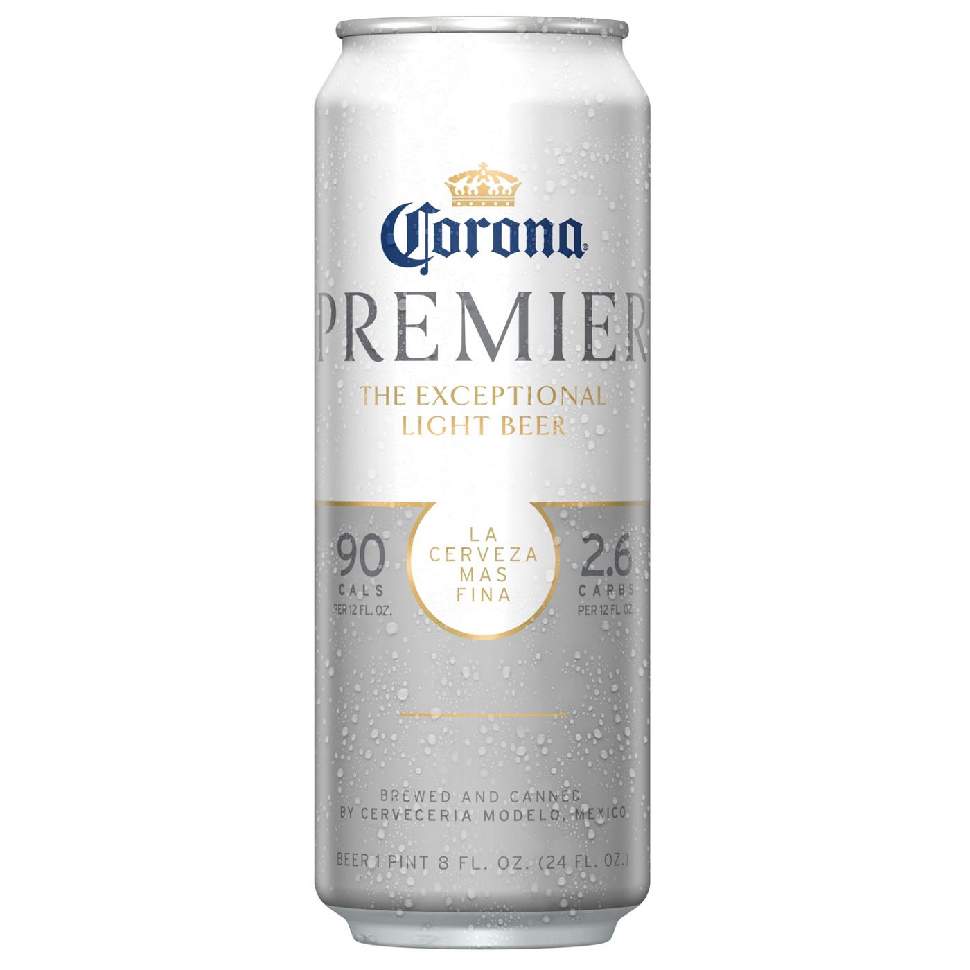 Corona Premier Mexican Lager Import Light Beer 24 oz Can; image 1 of 9