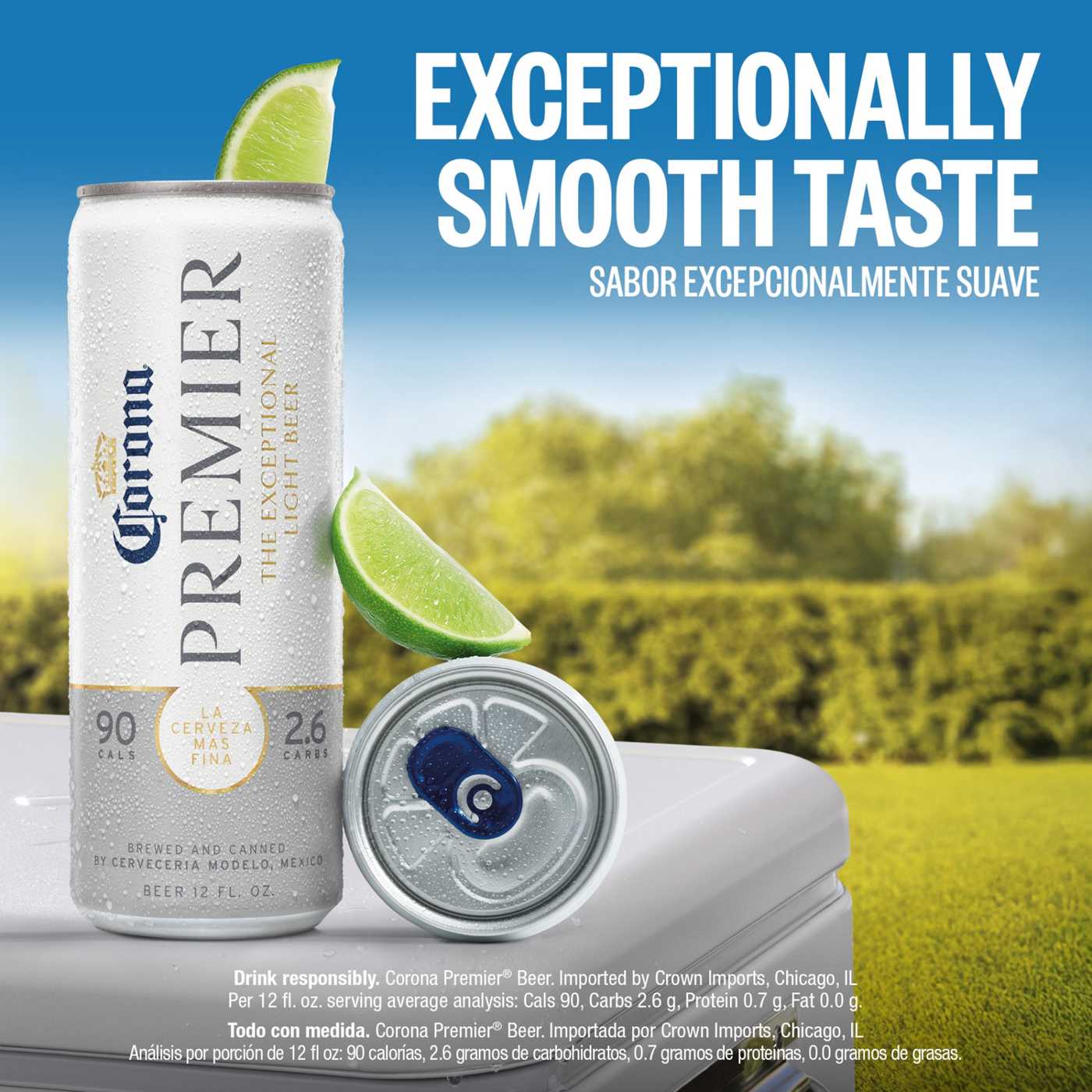 Corona Premier Mexican Lager Import Lower Calorie* Light Beer; image 8 of 9