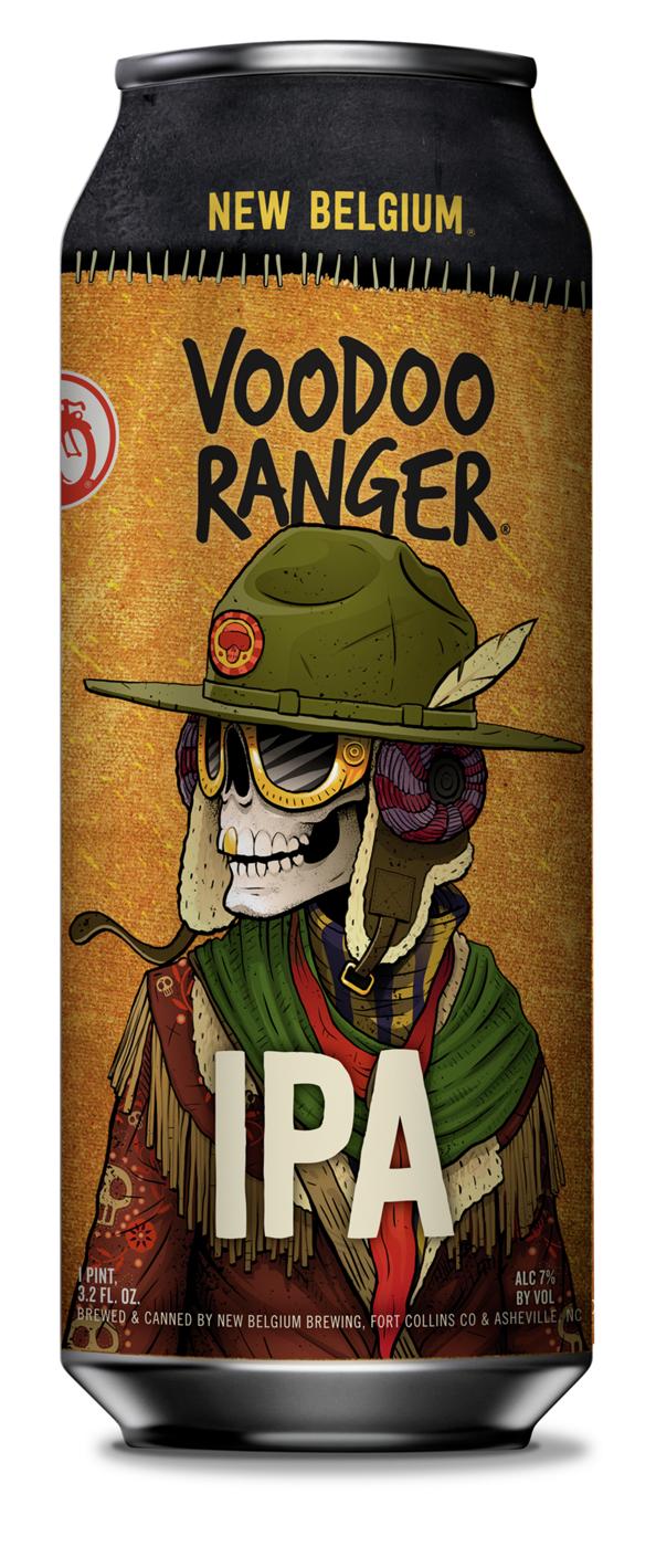 New Belgium Voodoo Ranger IPA Beer Can; image 2 of 2