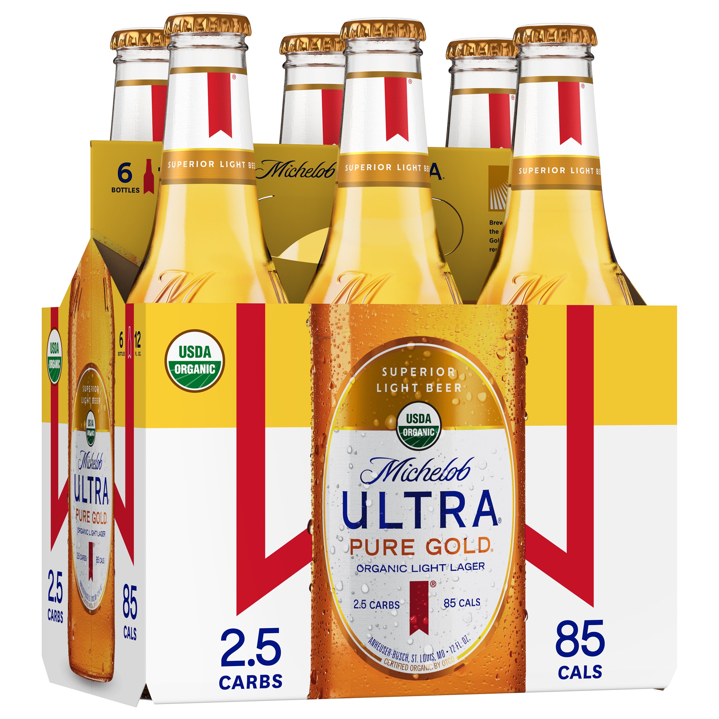 Michelob Ultra Pure Gold Beer 12 oz Bottles - Shop Beer at H-E-B