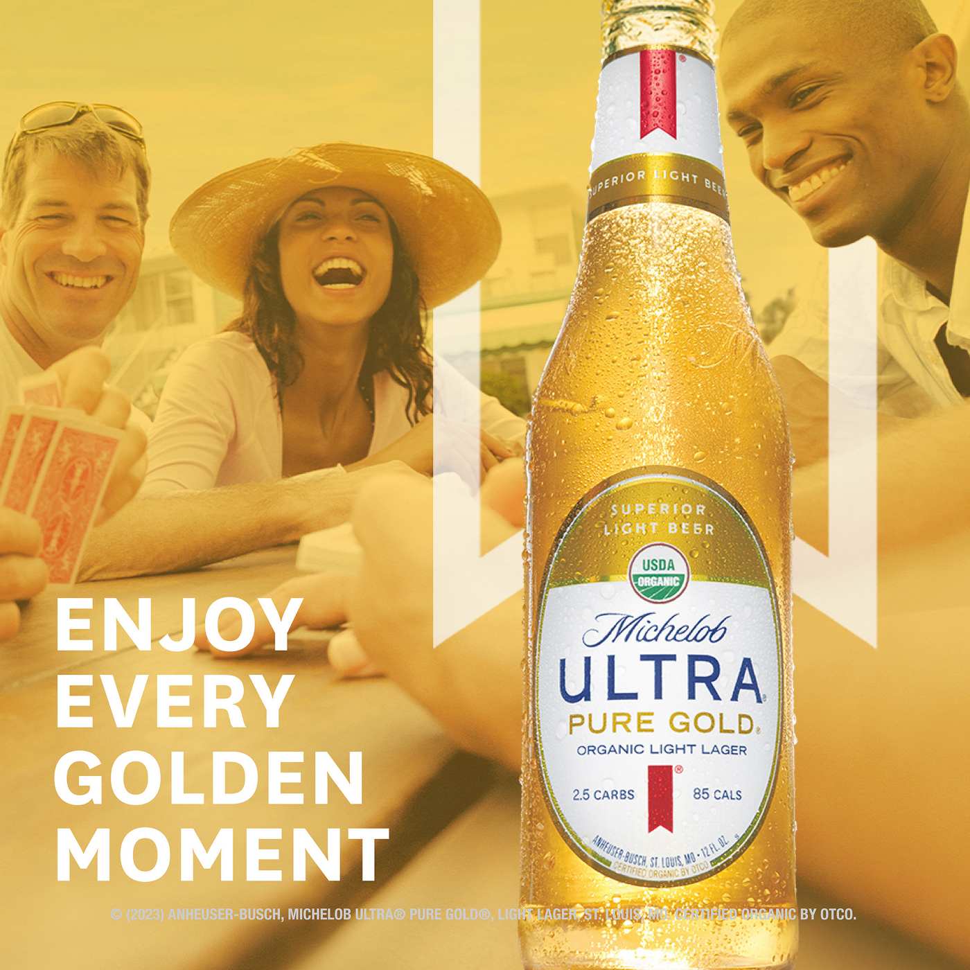 Michelob ULTRA Pure Gold Organic Light Lager Beer Bottles, 6 pack; image 5 of 7