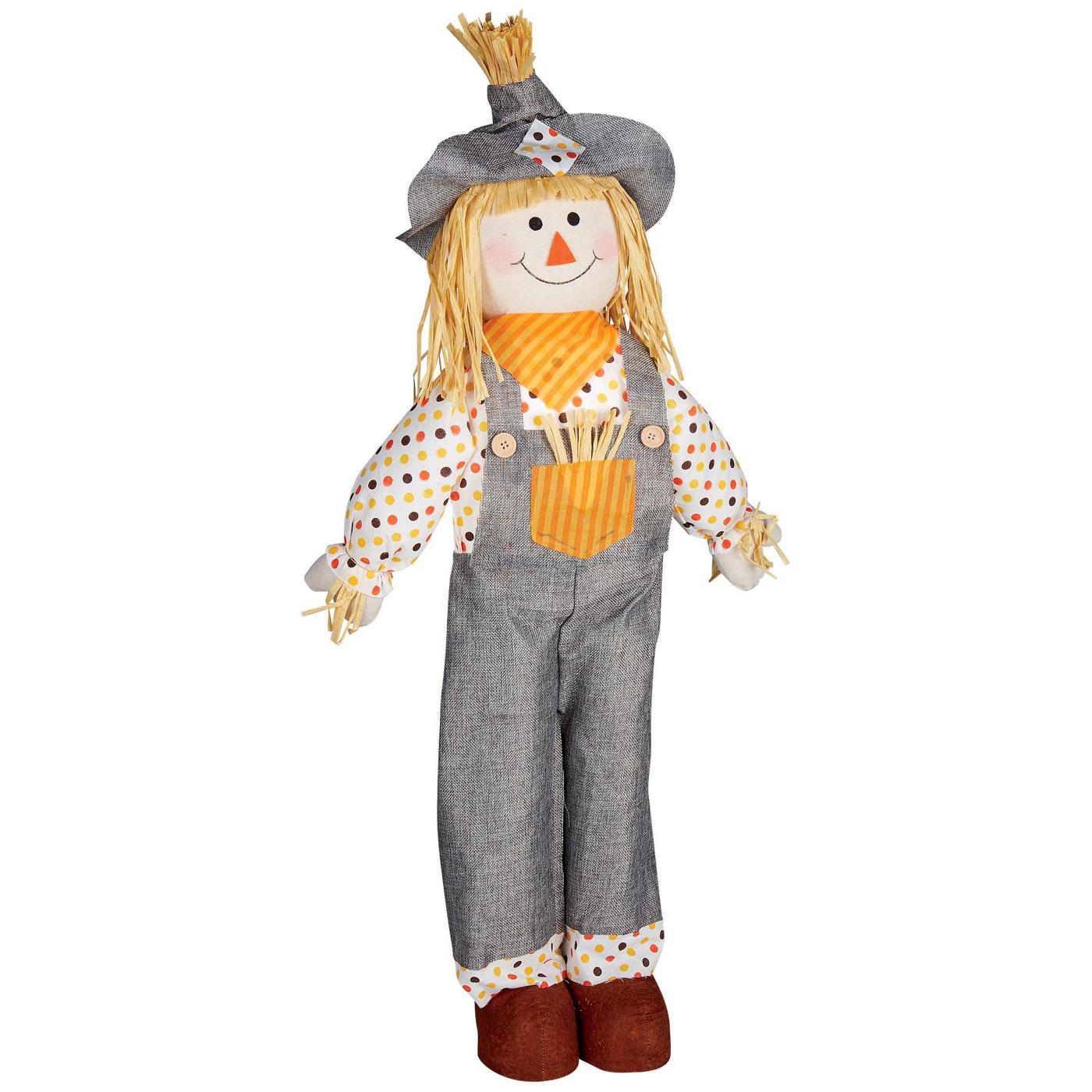 Holiday Market  Dots Boy & Girl Scarecrow; image 2 of 2