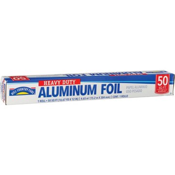 Hill Country Fare Heavy Duty aluminum Foil, 50 sq ft