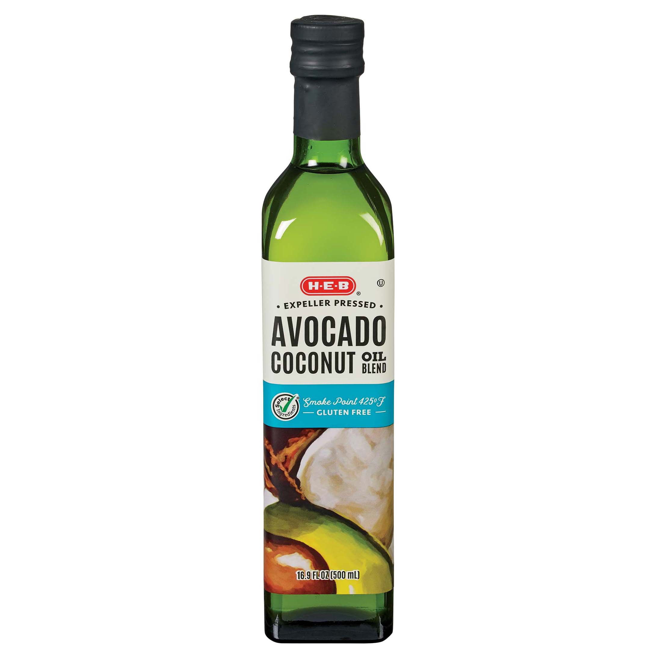 HEB Select Ingredients Avocado Coconut Oil Blend Shop Oils at HEB