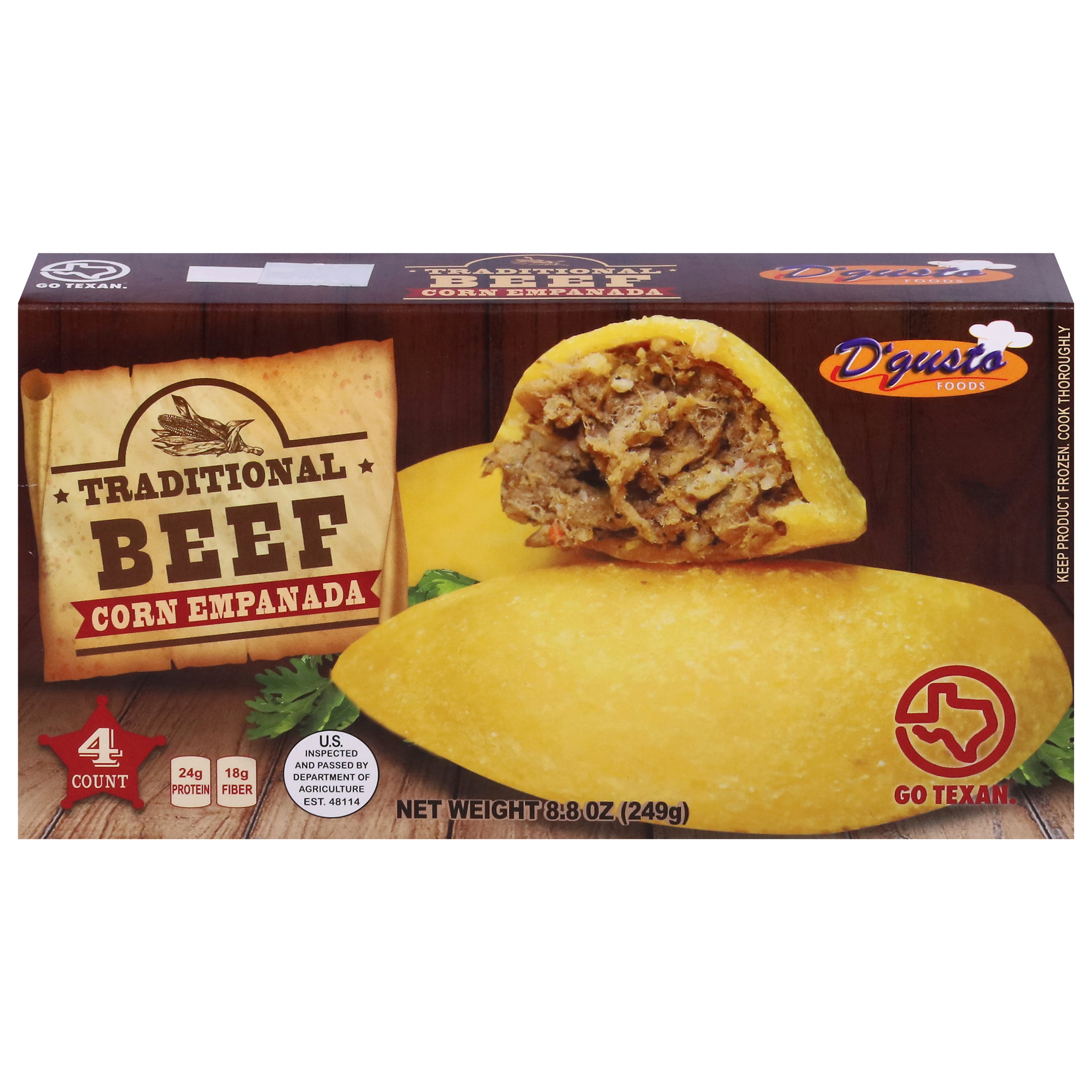 D'gusto Frozen Beef Corn Empanadas Shop Meals & Sides at HEB