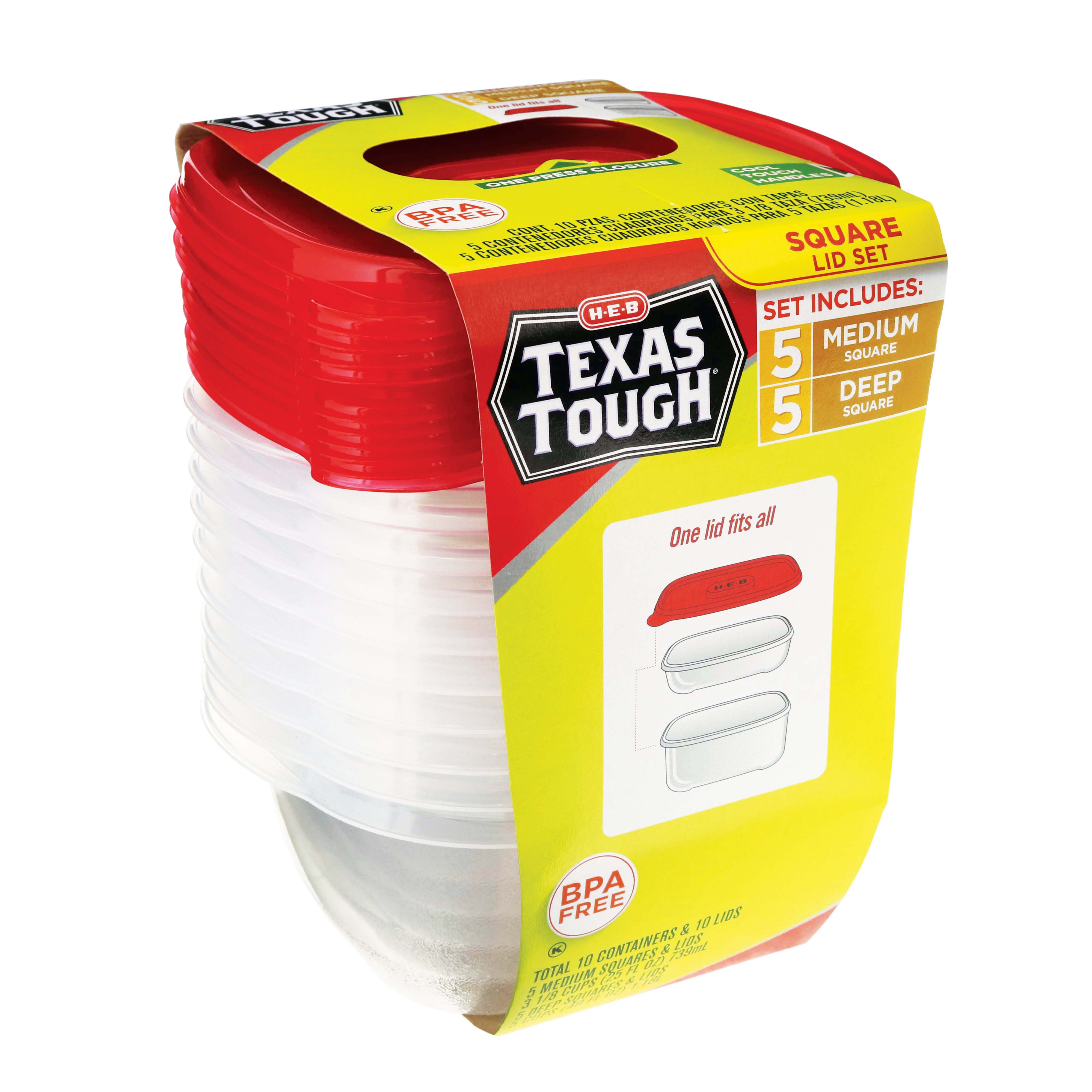 Rubbermaid Easy Find Lid Tabs Set - Shop Food Storage at H-E-B