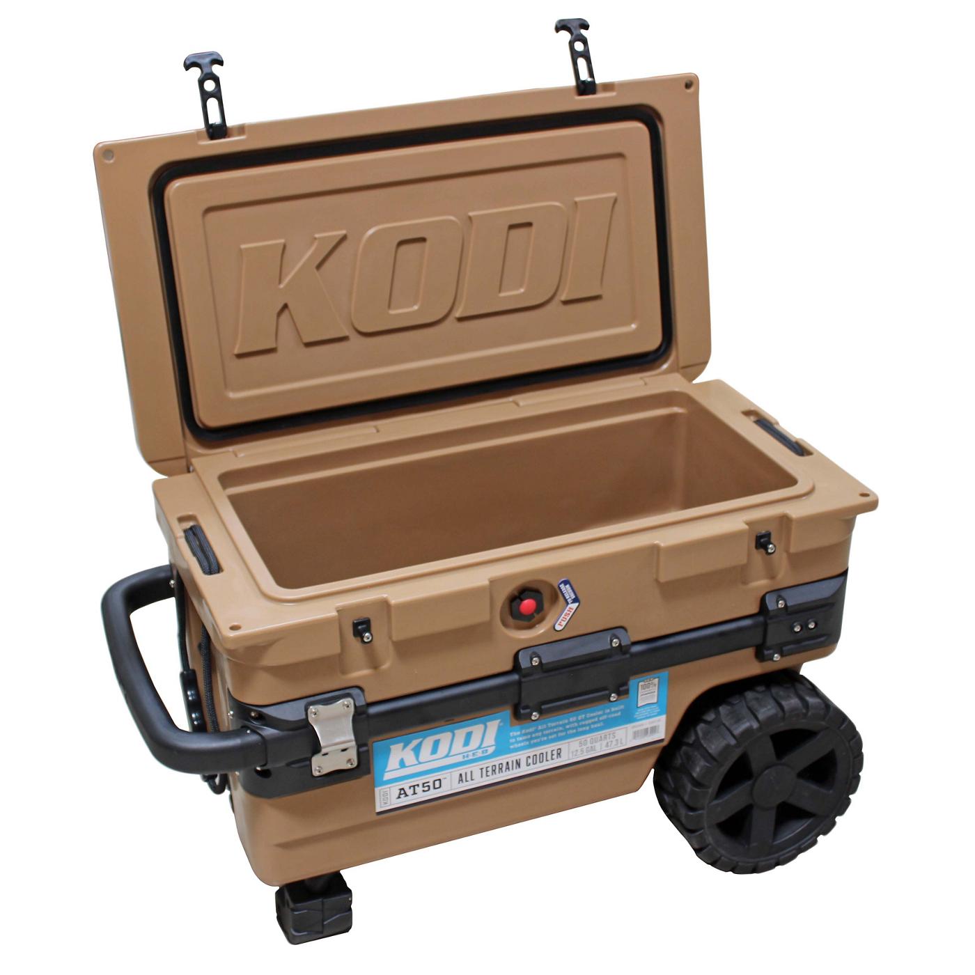 KODI by HEB AT50 All Terrain Wheeled Cooler Brown Shop Coolers