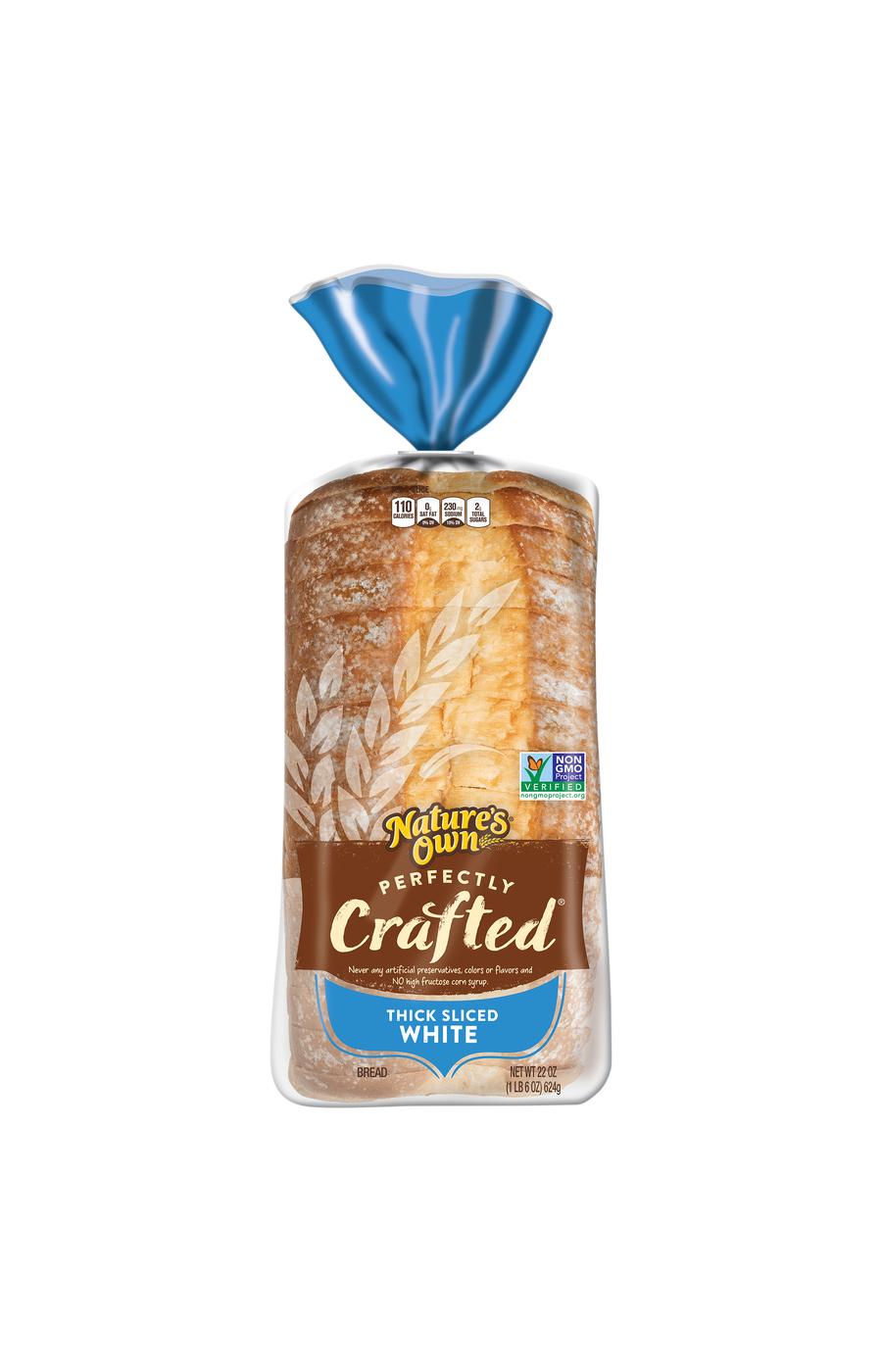 Nature's Own Perfectly Crafted Thick Sliced White Bread; image 1 of 6