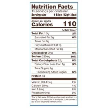 Nature's Own Perfectly Crafted Thick Sliced White Bread, 22 oz