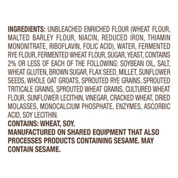 Nature's Own Perfectly Crafted Thick Sliced Multigrain Bread, 22 oz