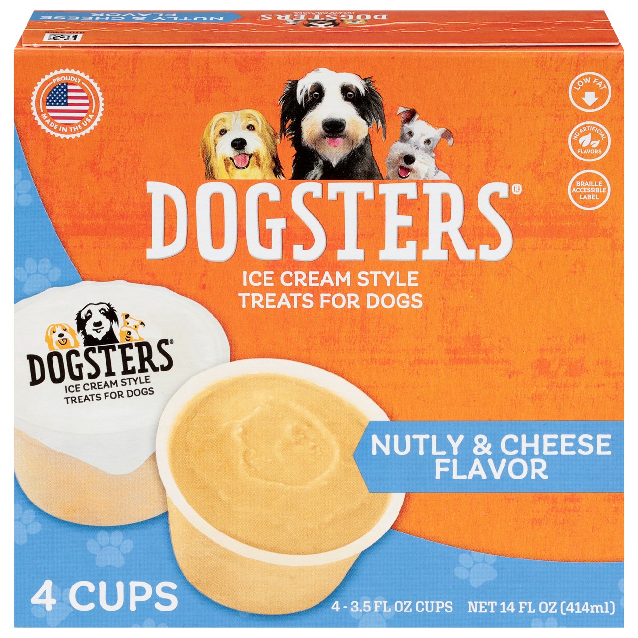 Dogsters Nutly Peanut Butter Cheese 