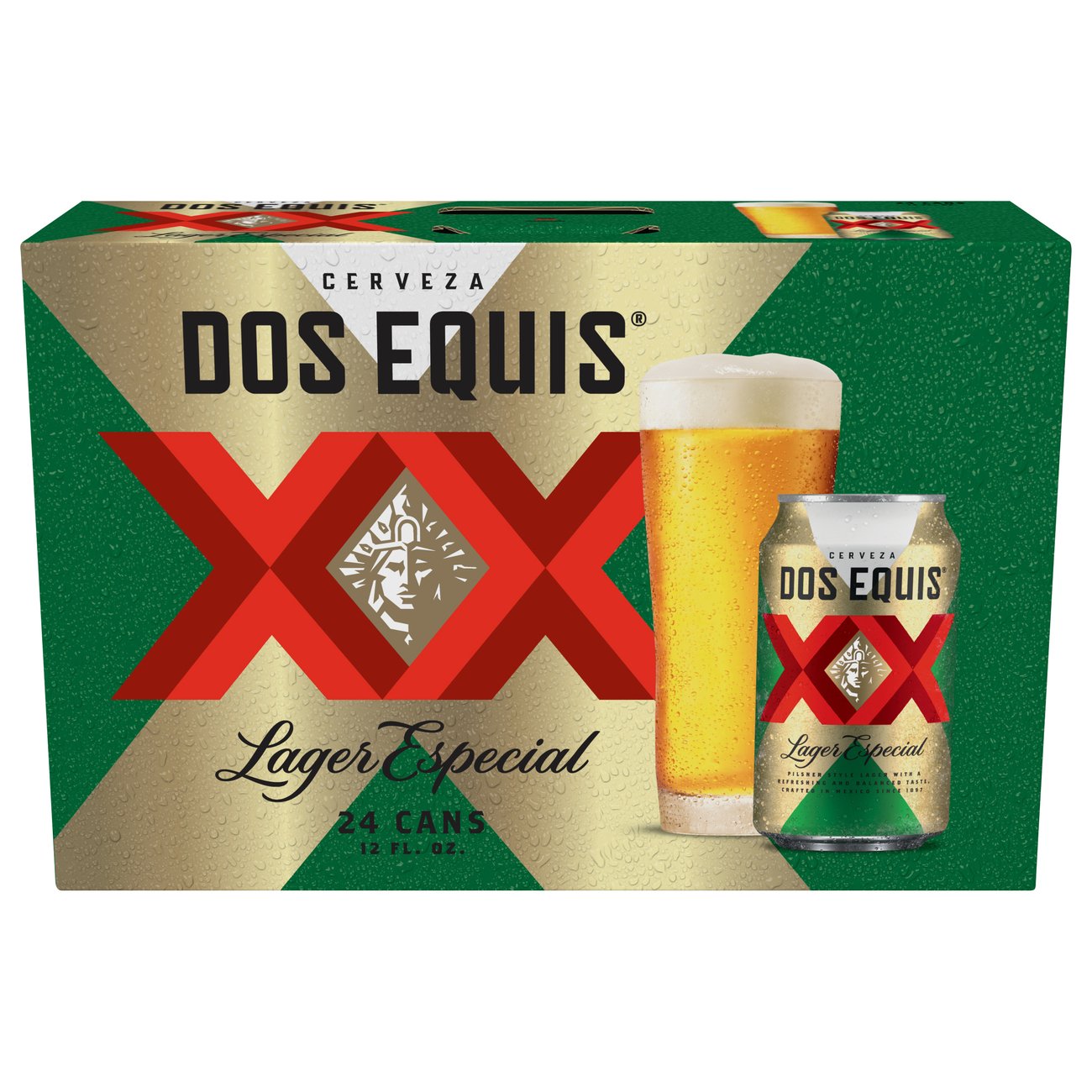 Dos Equis Lager Especial Beer 12 oz Cans Shop Beer & Wine at HEB