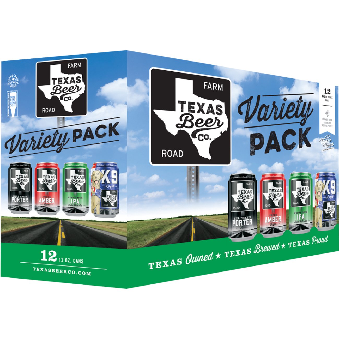 Texas Beer Company Variety Pack Beer 12 oz Cans Shop Beer at HEB