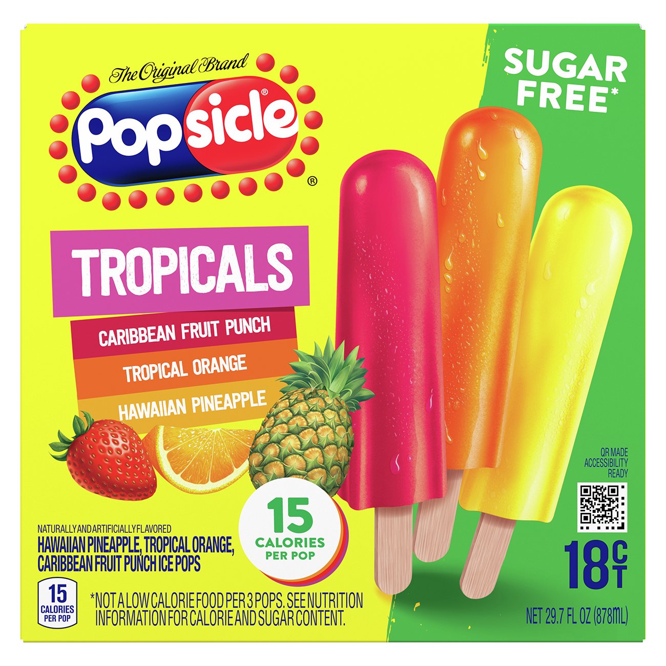 Popsicle Tropicals Ice Pops Shop Bars And Pops At H E B 