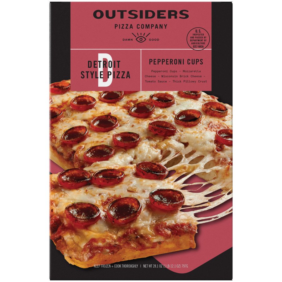 Outsiders Pizza Company Detroit Style Genoa Salami & Brick Cheese Pizza Shop Meals & Sides at