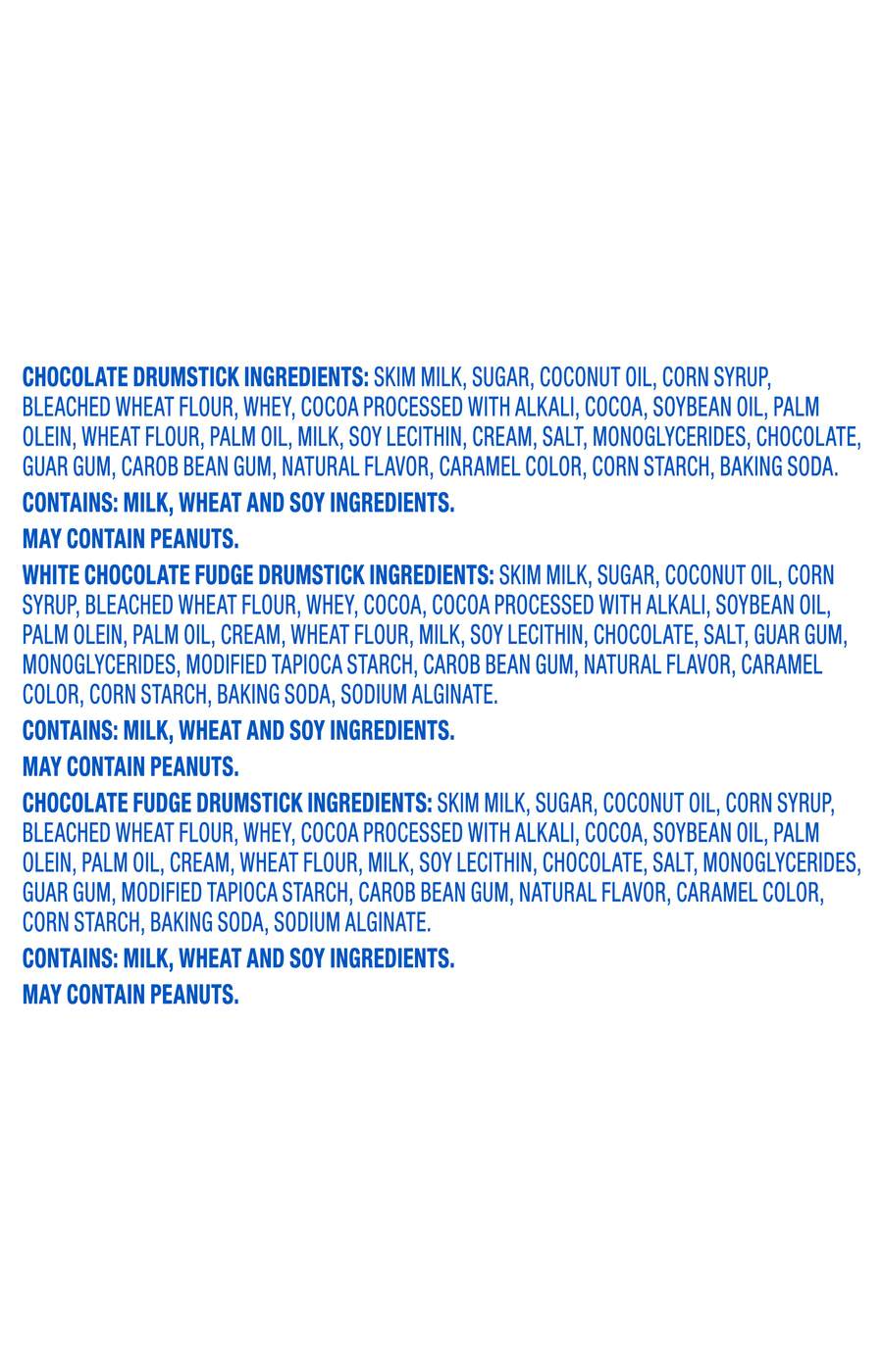 Nestle Drumstick "We Love Chocolate" Cookie Dipped Sundae Cones Variety Pack; image 2 of 3