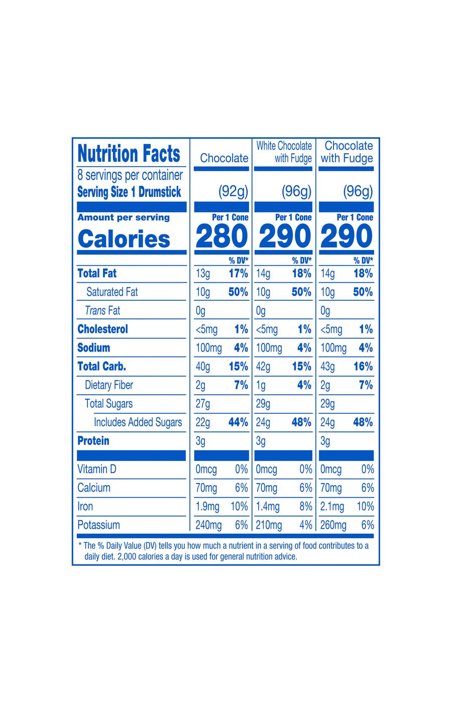 Nestle Drumstick "We Love Chocolate" Cookie Dipped Sundae Cones Variety Pack; image 3 of 3