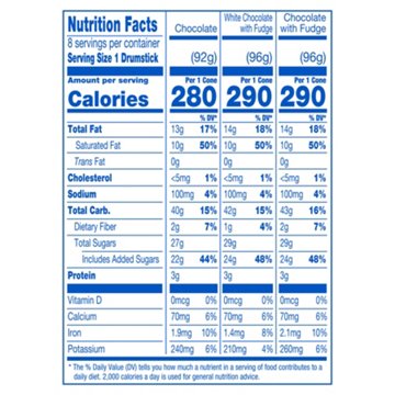 Nestle Drumstick "We Love Chocolate" Cookie Dipped Sundae Cones Variety Pack, 8 ct