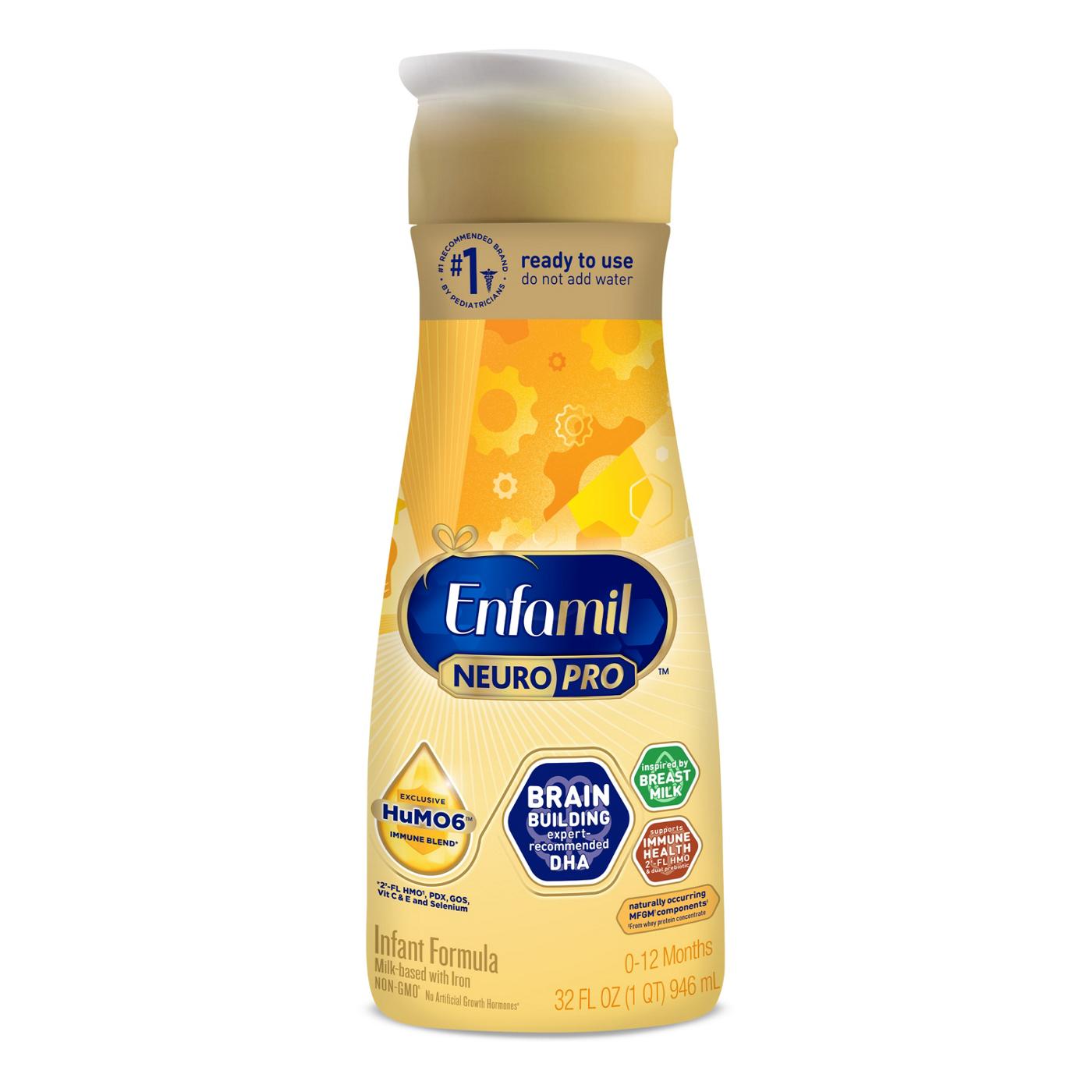 Enfamil NeuroPro Milk-Based Ready-to-Feed Infant Formula with Iron; image 1 of 6