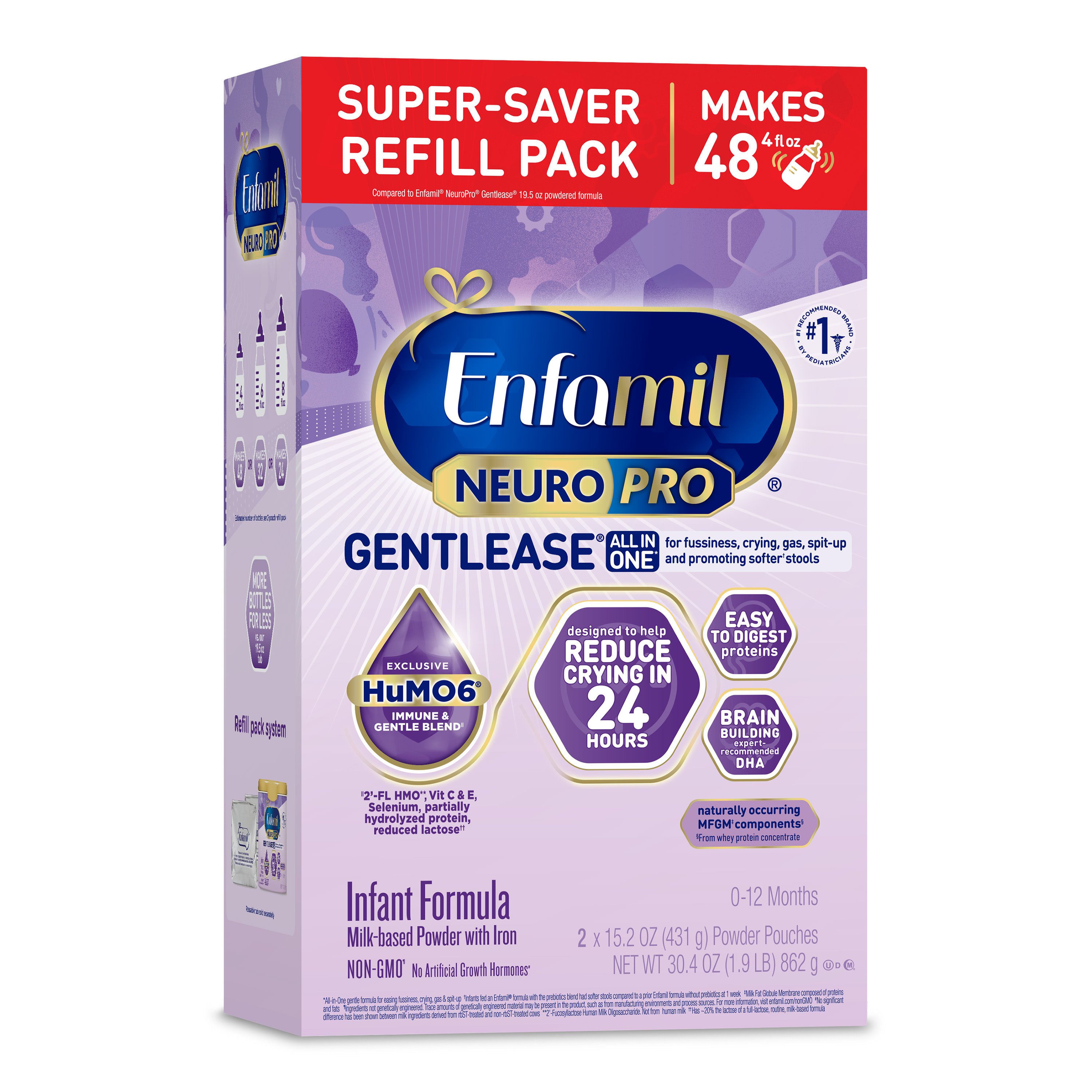 enfamil neuropro gentlease single serve packets