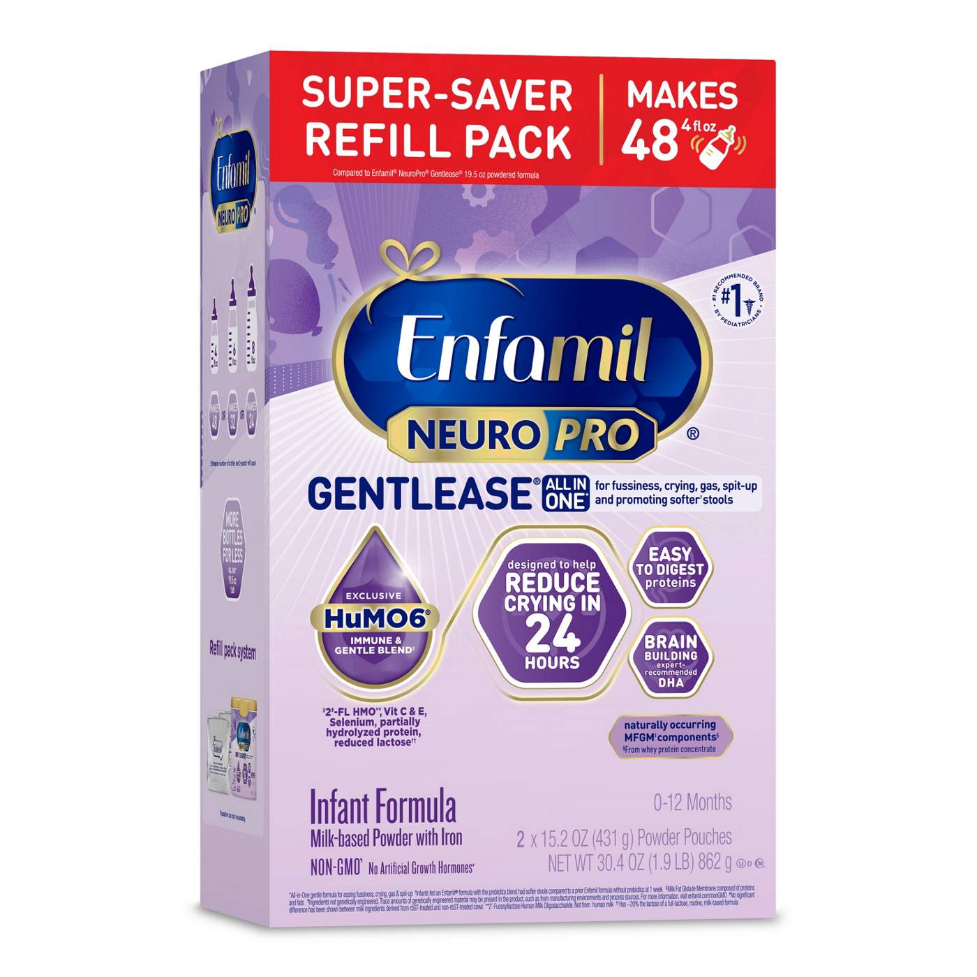 Ready made best sale enfamil gentlease