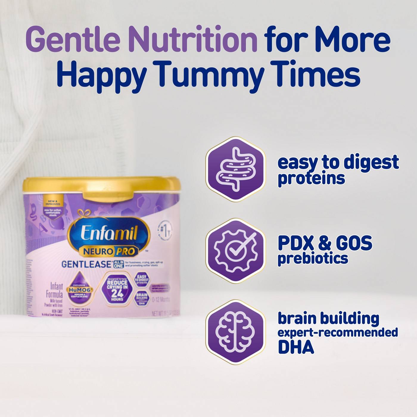 Enfamil NeuroPro Gentlease Baby Formula; image 5 of 7