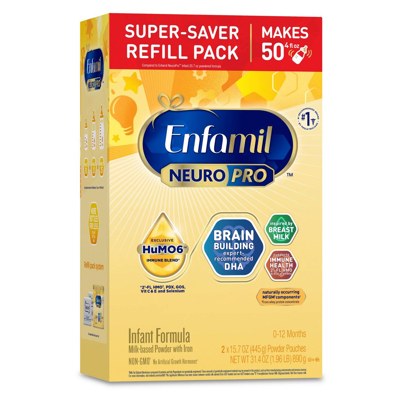 Enfamil NeuroPro Milk-Based Powder Infant Formula Pouches; image 1 of 3