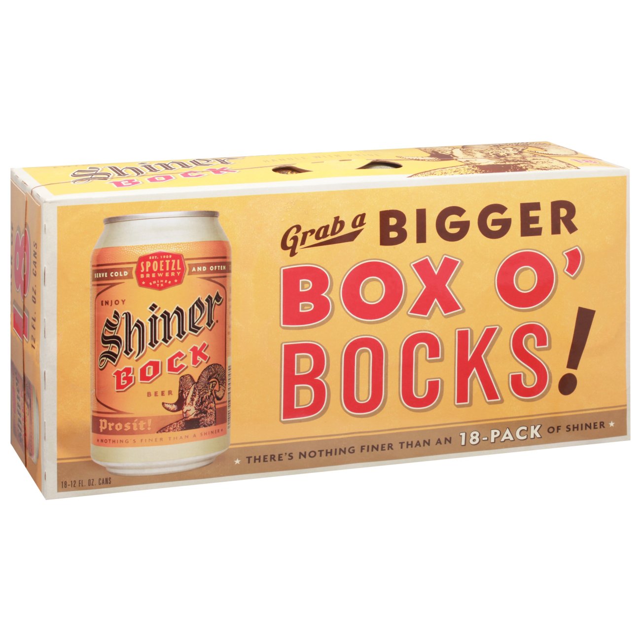 Shiner Bock Beer 12 Oz Cans Shop Beer At H E B