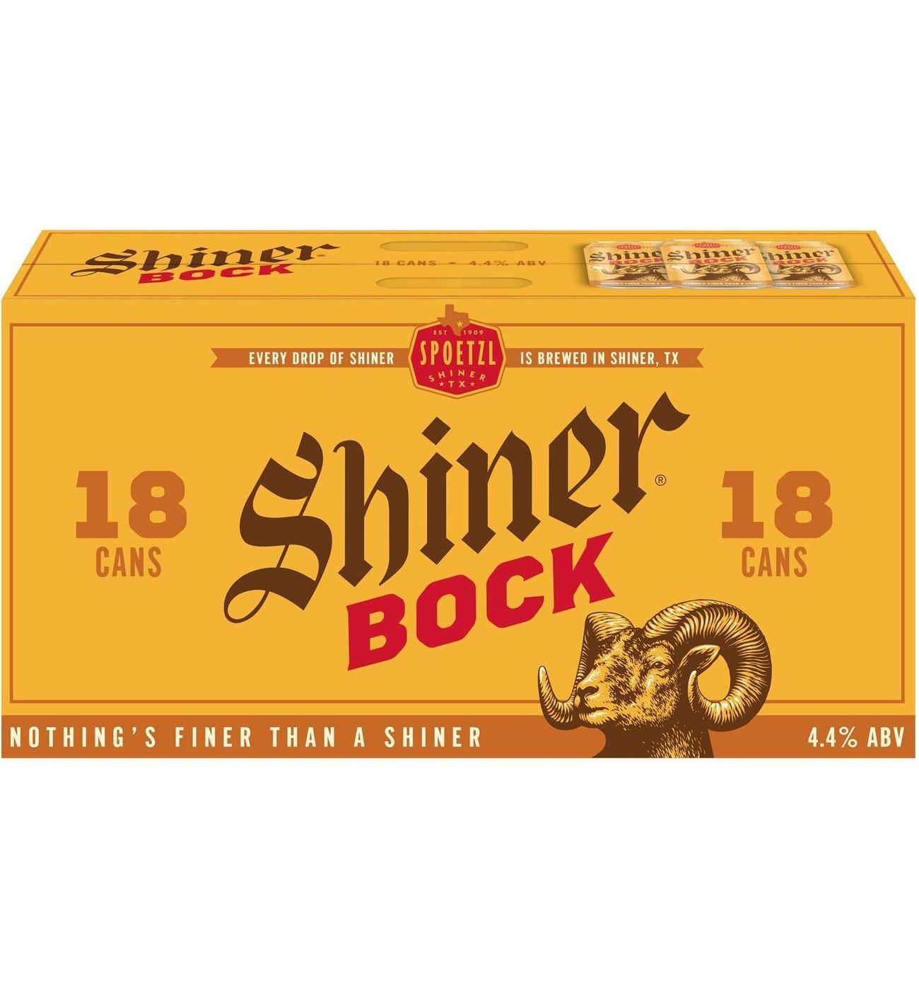 Shiner Bock Craft Beer 18 pk Cans - Shop Beer at H-E-B