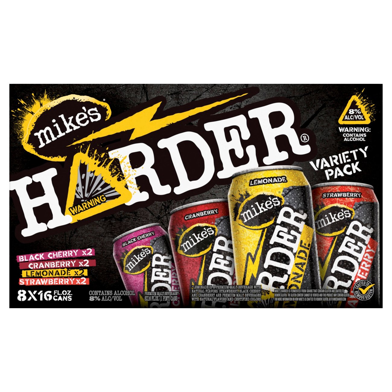 Mike's Harder Variety Pack 16 oz Cans - Shop Malt Beverages & Coolers