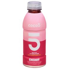 Coco5 Cherry Coconut Water, 16.9 oz | Central Market - Really Into