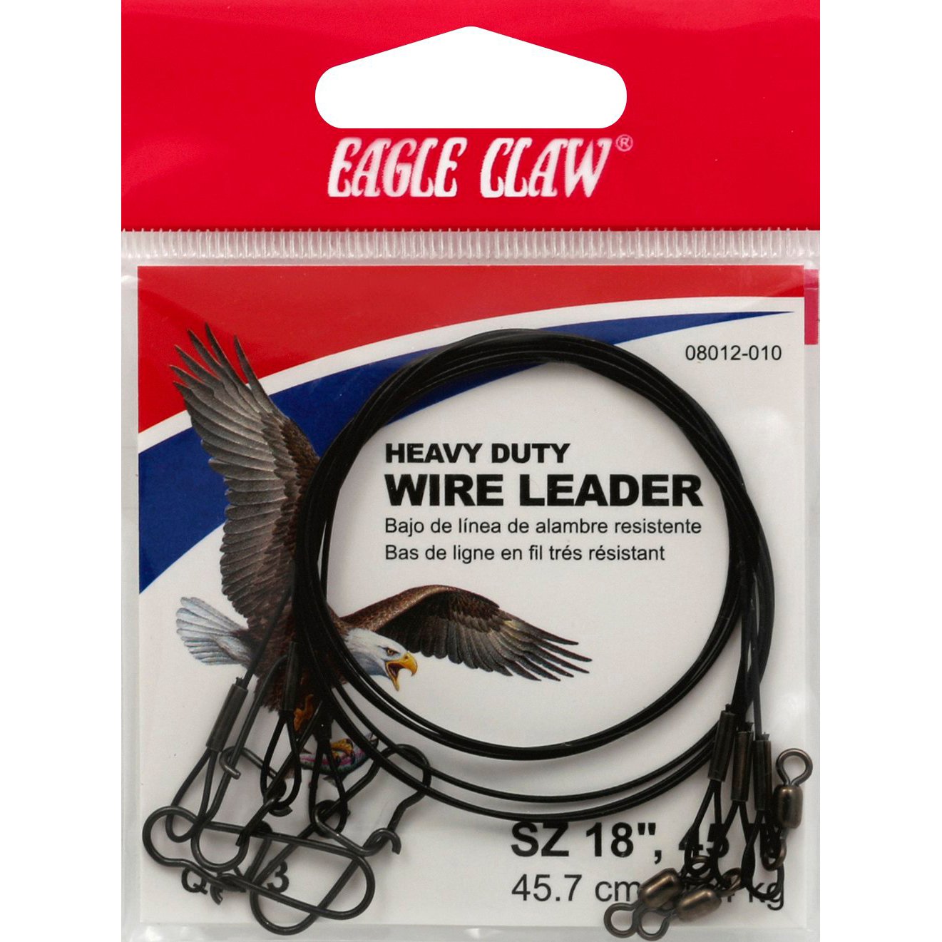 Eagle Claw Heavy Duty Wire Leader 18", 45 lb Shop Fishing at HEB