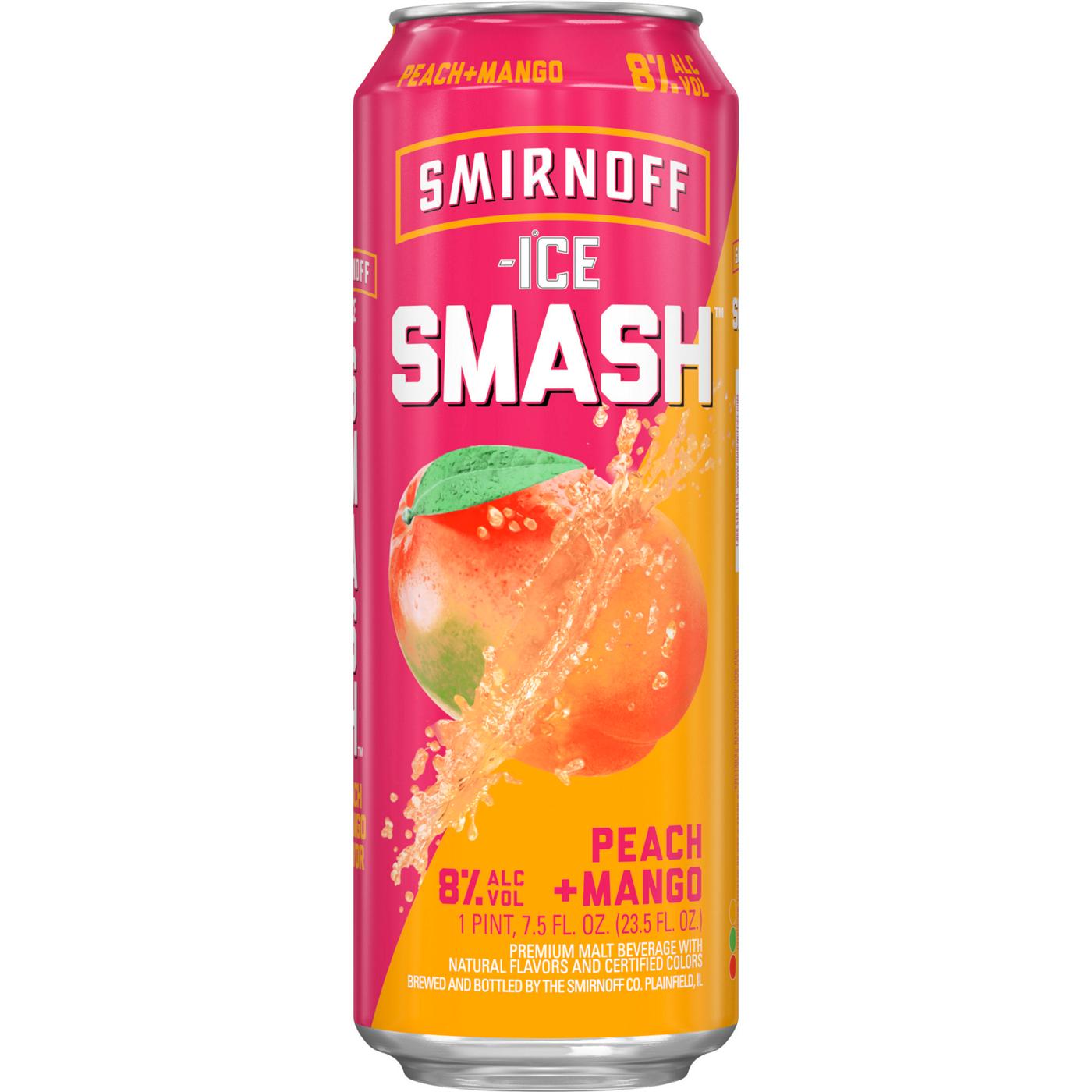 Smirnoff Ice Smash Peach And Mango Shop Malt beverages & coolers at HEB