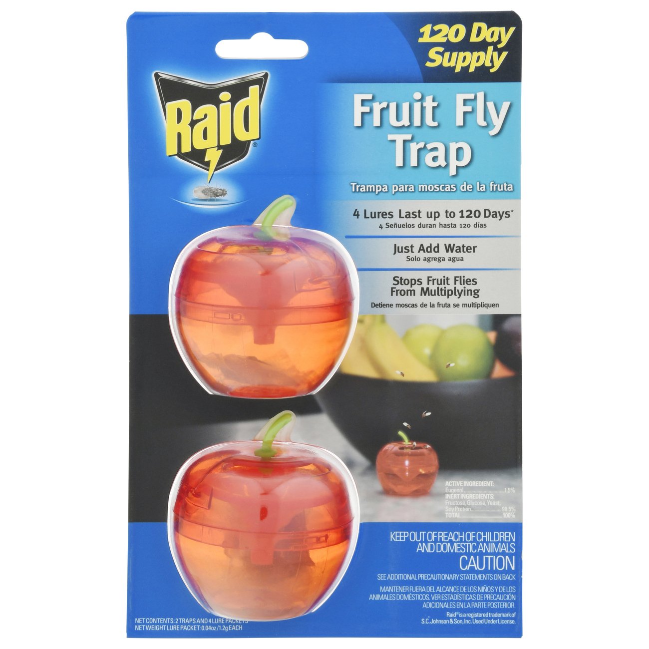 RESCUE! Fruit Fly Trap Attractant Refill – 30 Day Supply