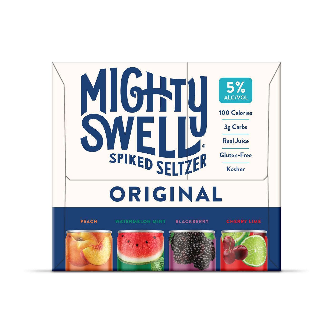 Mighty Swell Spiked Seltzer Original Variety Pack 12 pk Cans; image 4 of 5