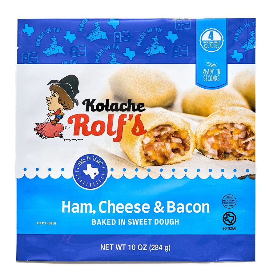 Kolache Rolf's Ham Cheese & Bacon Shop Sandwiches at HEB