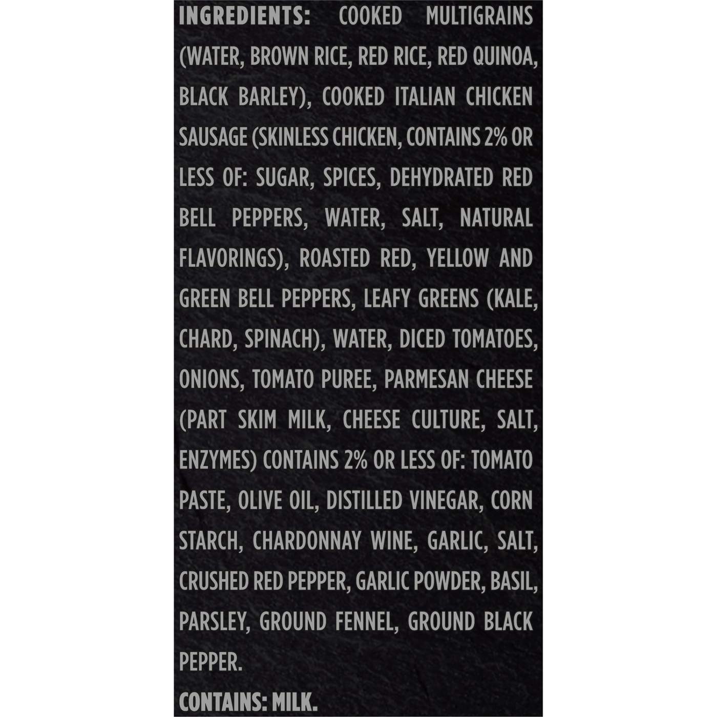 Healthy Choice Power Bowls Italian Chicken Sausage & Peppers Frozen Meal; image 2 of 7